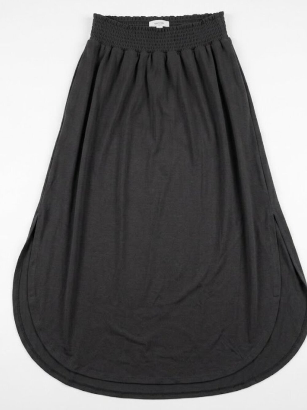 NWT Ninexis Black Maxi Skirt Womens S small Elastic Waist Flowy A-Line Pull on